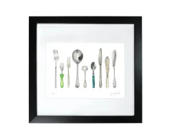 A Handful of Cutlery Framed Print by Corinne Alexander