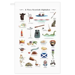 A Very Scottish Alphabet Tea Towel