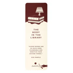 Agatha Christie "The Body in the Library" Book Mark