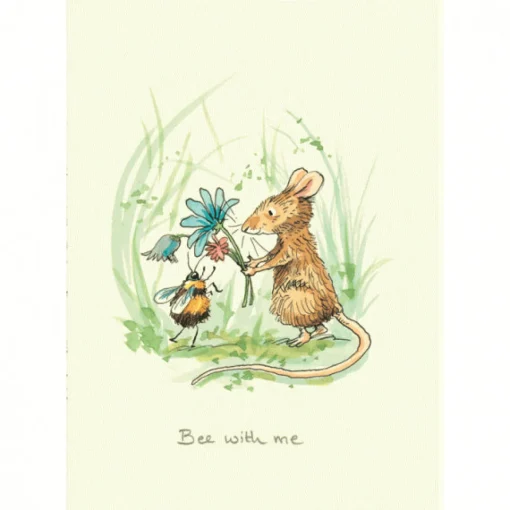 Bee With Me Greetings Card