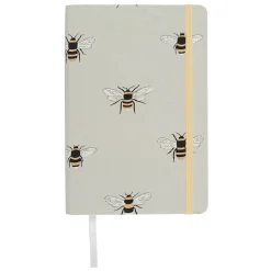 Bees A5 Fabric Notebook