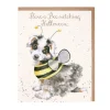 'Bee-Witched' Dog Halloween Greeting Card