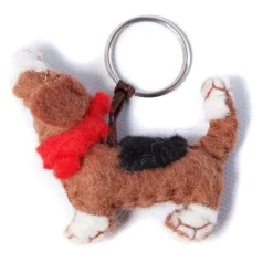 Belinda the Bassett Hound Key Ring
