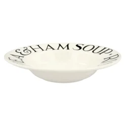 Black Toast Soup Plate