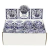 Blue & White Mini Round Tin