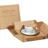 Blue Asiatic Pheasant Teacup and Saucer 3 PC Boxed Set