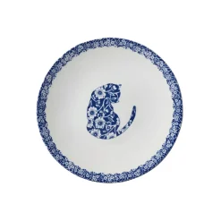 Blue Calico Cat 7in Small Plate