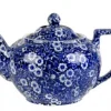 Blue Calico Teapot Large