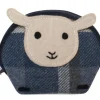 Blue Tantallon Tweed  Sheep Purse