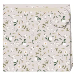 Butterflies and Botanicals Dusty Pink Medium Gift Bag
