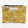 Cat Flat Zip Purse with Keyring