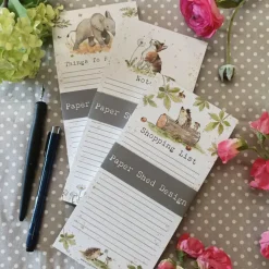 Cat with Dandelion "Notes" Magnetic List Pad