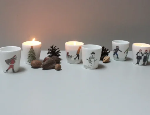 Cheerful Santa Small Cup