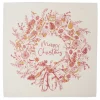 Christmas Wreath Napkins - Set of 4