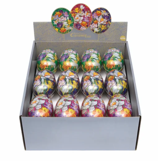 Cloisonne Medium Tin Easter Eggs