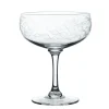 Cocktail Glass with Fern Design by The Vintage List