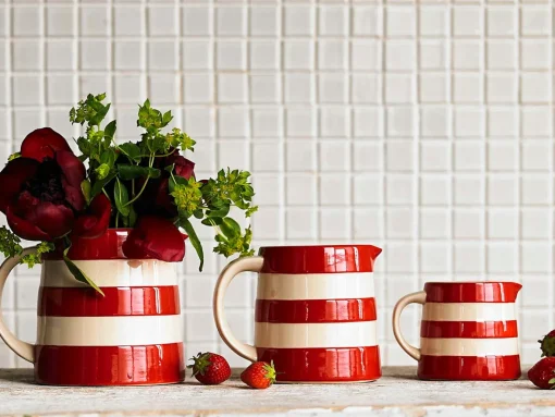 Cornishware Small Dreadnought Jug 10 oz
