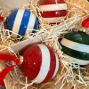 Cornishware Striped Baubles