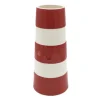Cornishware Tall Lighthouse Red Vase