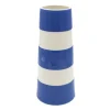 Cornishware Tall Lighthouse Blue Vase