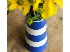 Cornishware Tall Lighthouse Blue Vase