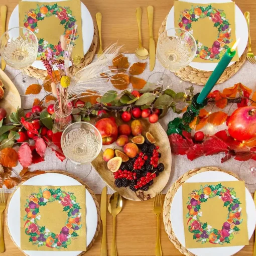 Cornucopia Gold Napkins - 20 pack