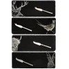 Country Animals Mini Cheese Board and Knife Set of 4