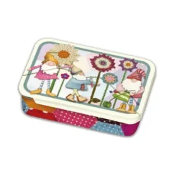 Crafting Gnomes Set of 6 Crochet Markers in a Pocket Tin