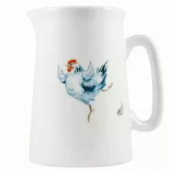 Dancing Hen Bone China Small Jug