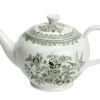 Dark Green Asiatic Pheasants Teapot Large