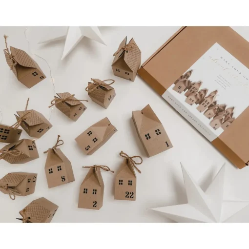DIY Advent Calendar Houses Kit