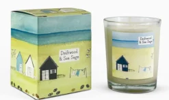 Driftwood & Sea Sage Votive Candle - Beach Huts