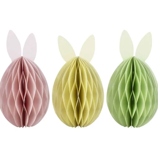 Easter Bunny Honeycomb Decorations