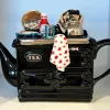 English Breakfast Large Aga Teapot - Black