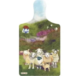 Felted Sheep Large Chopping Board