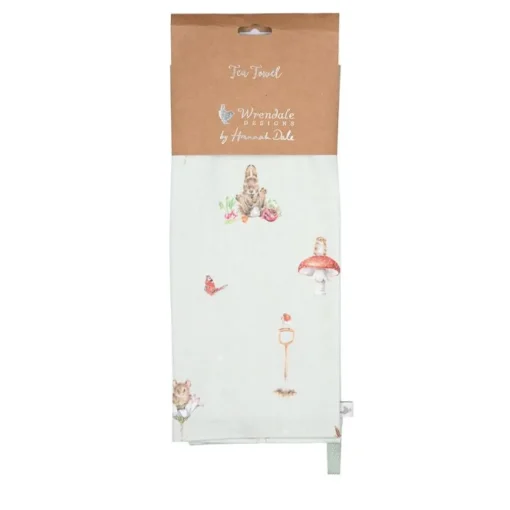 'Garden Friends' Garden Animal Tea Towel