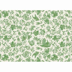 Green Regal Peacock Pad of 24 Paper Placemats