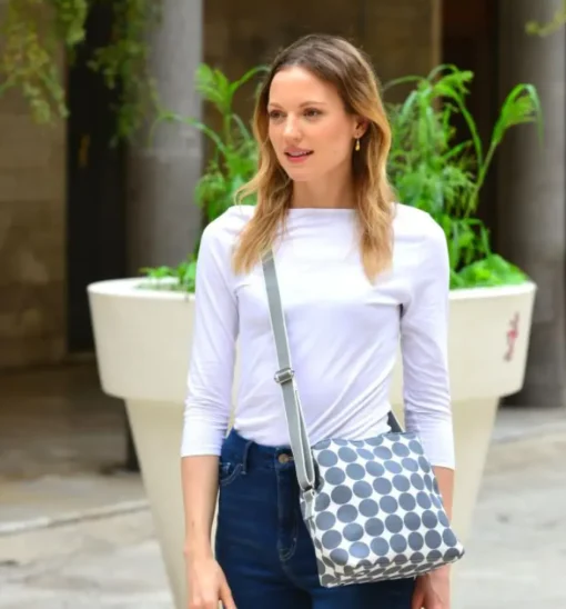 Grey Spot Logan Bag
