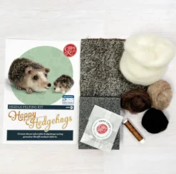 Happy Hedgehogs Needle Felting Kit