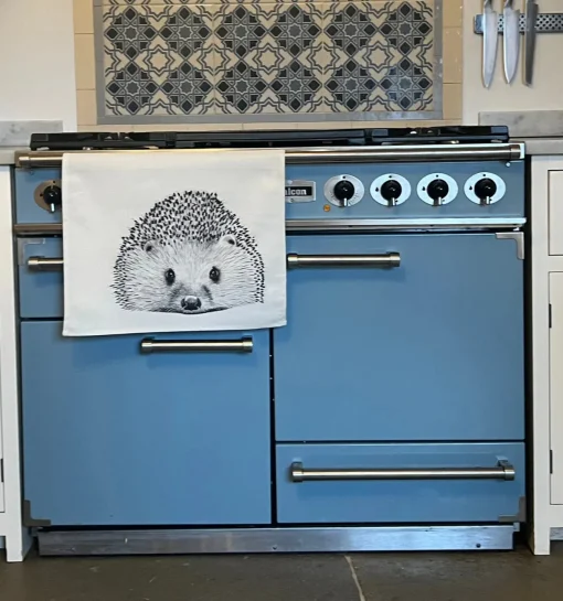 Henry Hedgehog Tea Towel