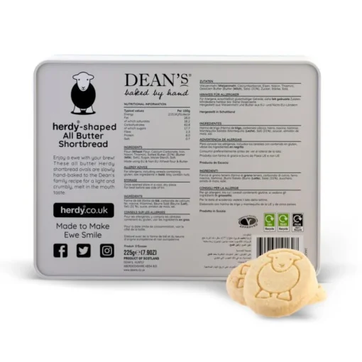 Herdy Shortbread Tin - Cyclist