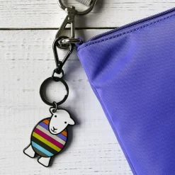 Herdy Yan Enamel Stripe Key Chain