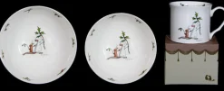 Here He Comes Christmas Bone China Medium Bowl