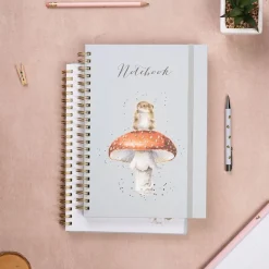 'He's a Fun-Gi' Mouse Large Spiral Bound Journal