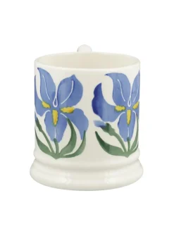 Iris Hand-Stamped 1/2 Pint Mug