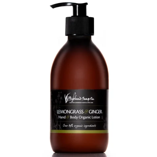 Lemongrass & Ginger Hand & Body Organic Lotion 300ml