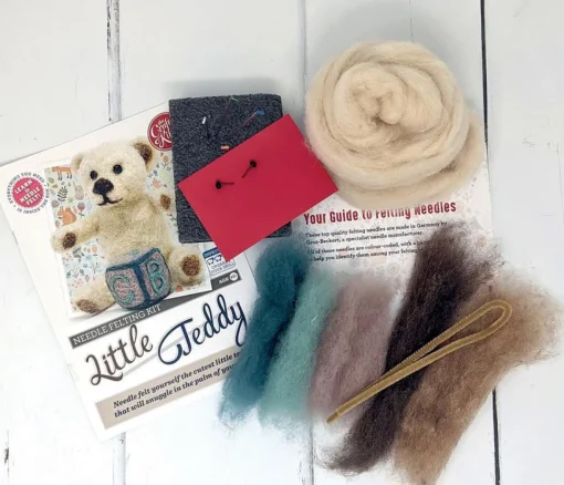 Little Teddy Needle Felting Kit