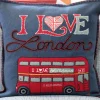 London Bus Pillow