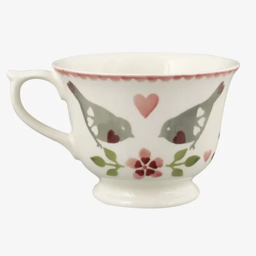 Lovebirds Large Teacup & Saucer Boxed