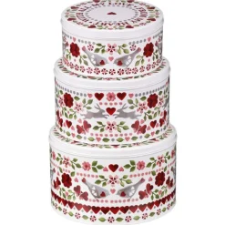 Lovebirds Set of 3 Cake Tins